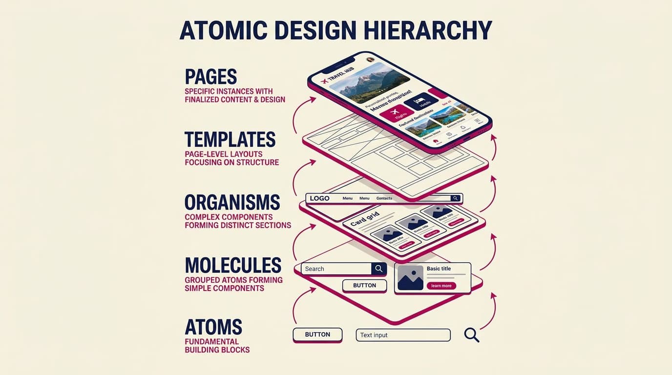 Atomic Design: Qué es y sus 5 niveles